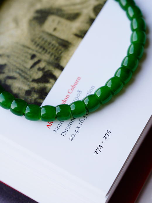 绿一样自由 · 初夏 · 和田碧玉手串【 嘉石286】 商品图6