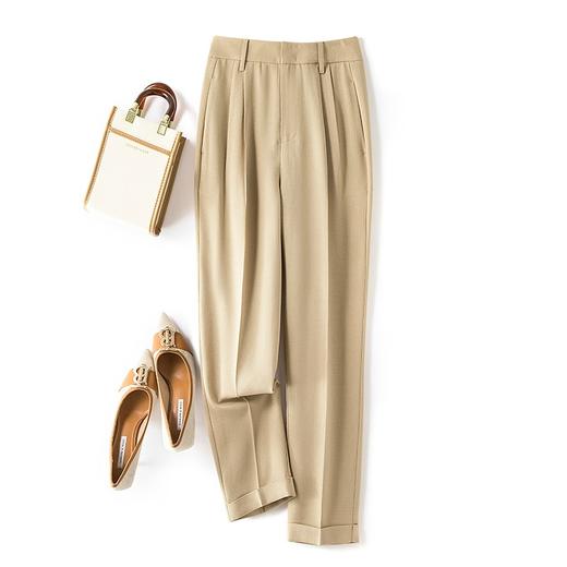 白/米小阔腿牛仔裤 商品图1