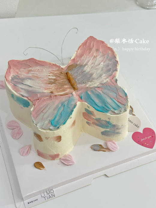 手绘异形蝴蝶蛋糕 商品图0