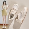 ZHR则则透气网面小白鞋女2024夏季新款百搭小白鞋厚底增高板鞋女 商品缩略图0