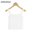 oldcolour夏季新款针织衫背心女时尚百搭纯色吊带上衣P22051003 商品缩略图3