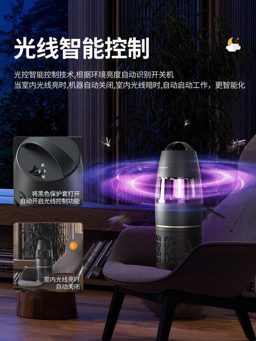 【超模君亲测好用 两台立减20元】格林盈璐灭蚊灯神器蚊子克星家用室内孕妇婴儿吸入式诱电除捕虫子 商品图4