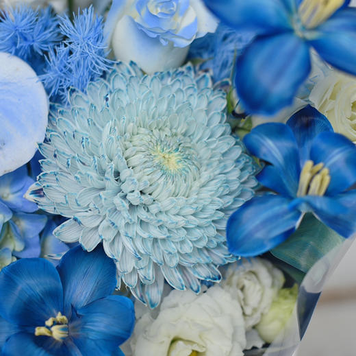 《仲夏夜之梦》郁金香蝴蝶兰绣球花束 商品图4