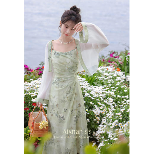 【6折秒杀】鹿向南「桑吟夏」开衫外套 L37121SY 商品图0