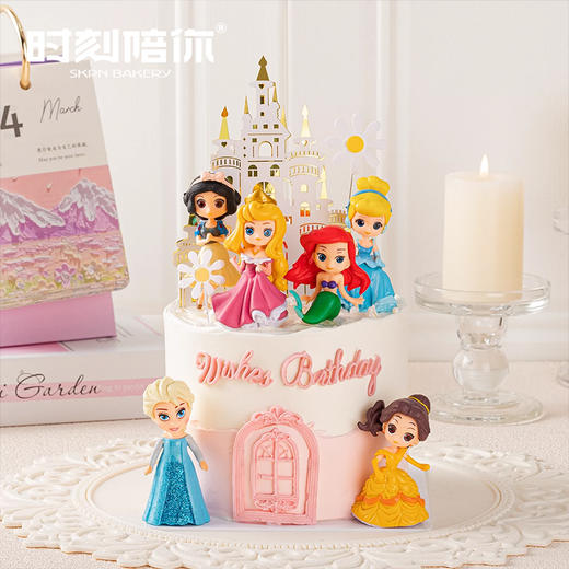 【61儿童节专属】Q版公主 小仙女小女孩卡通儿童生日蛋糕 商品图0