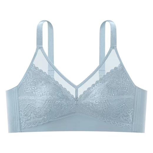 YLF-无压轻薄兔耳杯无痕美背全面减压舒适文胸028【ZB】 商品图0