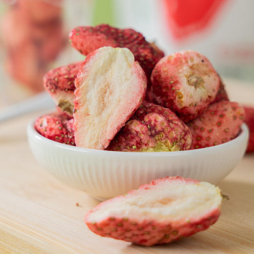 生态冻干草莓  | 只有草莓 整颗草莓 酸甜脆爽 | 合作生产 * Ecological freeze-dried strawberries 商品图1