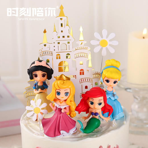【61儿童节专属】Q版公主 小仙女小女孩卡通儿童生日蛋糕 商品图1