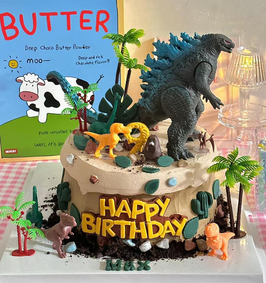 哥斯拉生日蛋糕 商品图0