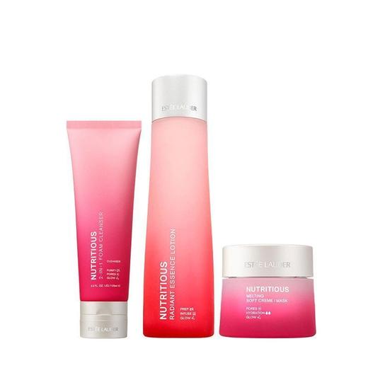 ESTEE LAUDER雅诗兰黛 红石榴三件套 （二合一面霜50ml+红石榴水200ml+二合一洁面125ml） 商品图0