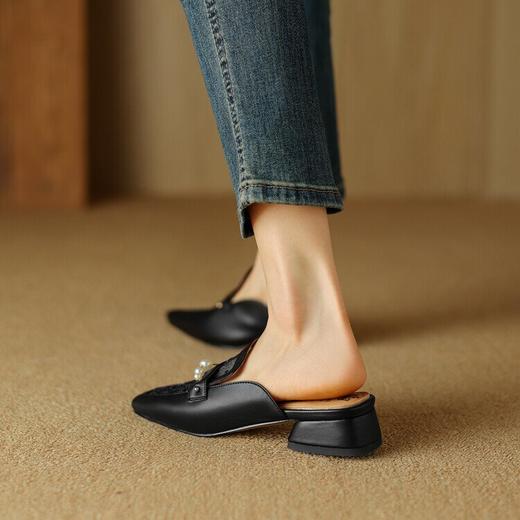 【预售5天】包头网纱粗跟中跟，百搭舒适凉拖鞋KYD&KK9427 商品图4