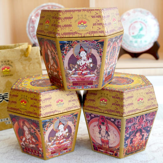 2005年下关六面佛蘑菇沱普洱老生茶 一盒配一个礼品袋 一沱250克大沱 经典老下关 干仓真品高性价比 商品图4