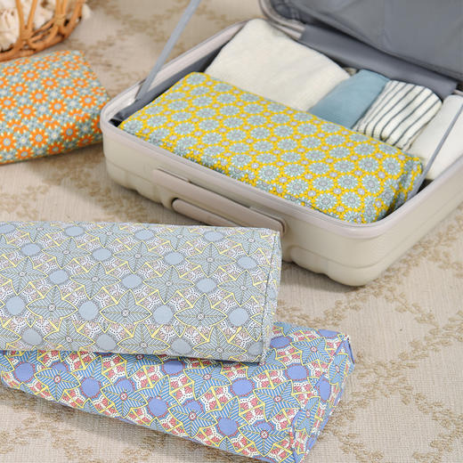 雪花系列小长方枕旅行便携护颈椎荞麦皮睡眠四季 商品图2