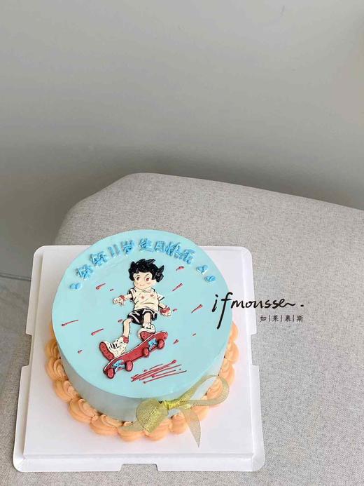 「男孩」手绘滑板男孩 商品图0