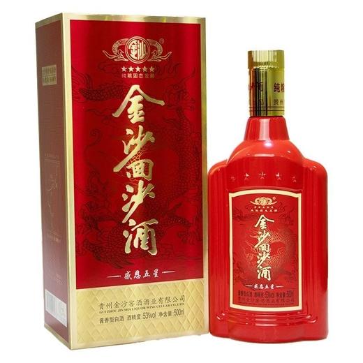 【2023年  感恩五星】2023年生产 53度金沙回沙酒（感恩五星）500ml1*6  酱香型白酒 商品图2