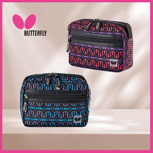 蝴蝶Butterfly BTY-362 乒乓球包 休闲运动单肩小挎包方包单肩挎包背包 双色可选 商品图0