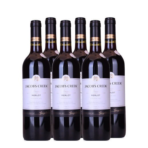 澳大利亚杰卡斯经典系列梅洛干红葡萄酒 750ml*6瓶 商品图0