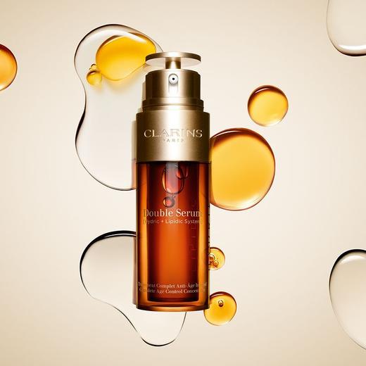 【限时直降110元 礼盒礼袋】法国 CLARINS 娇韵诗 双萃赋活精华露 50ml（限用日期27年7月）+娇韵诗 双萃精华眼霜 20ml 商品图2