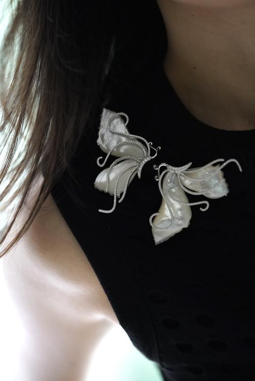 白贝母蝴蝶胸花 商品图7