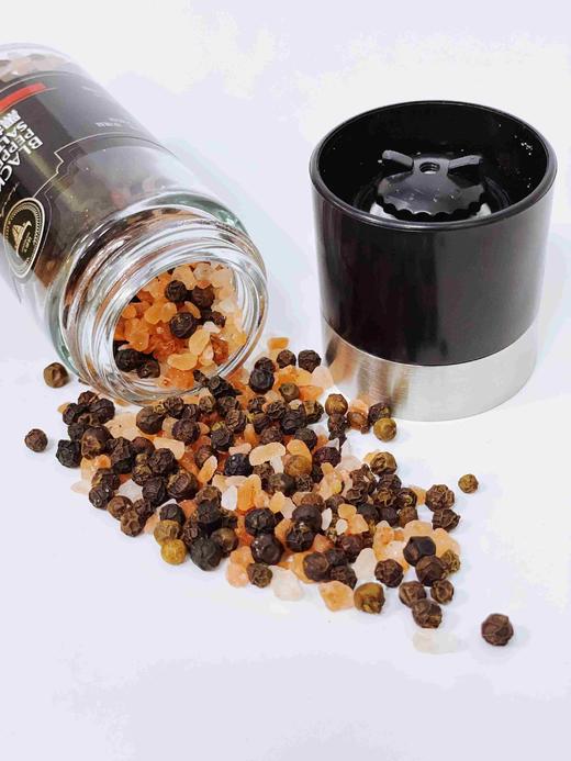 带研磨器＃意大利名厨之选黑胡椒海盐，75克意大利原装迸口 商品图2