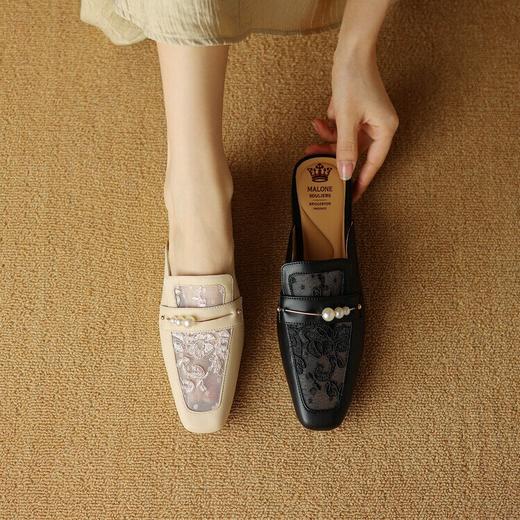 【预售5天】包头网纱粗跟中跟，百搭舒适凉拖鞋KYD&KK9427 商品图3