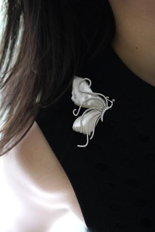 白贝母蝴蝶胸花 商品图5