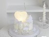 白蝴蝶亮灯爱心-520蛋糕 商品缩略图0