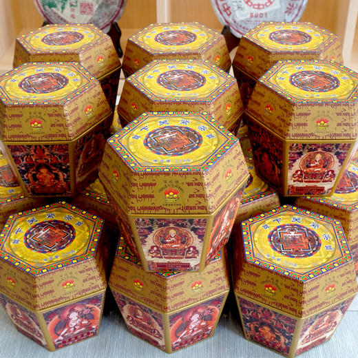 2005年下关六面佛蘑菇沱普洱老生茶 一盒配一个礼品袋 一沱250克大沱 经典老下关 干仓真品高性价比 商品图5