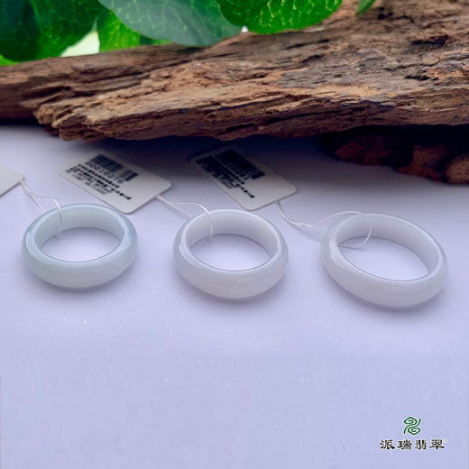 派瑞翡翠 翡翠戒指 糯种 浅紫 商品图5
