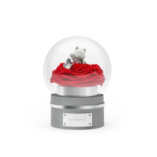 【音乐圆罩】ROSEONLY诺誓 永生玫瑰-音乐系列 悦慕马 十二星座音乐球玫瑰公仔 甜心兔熊猫公仔音乐球礼盒 送女友节日礼物 商品图2