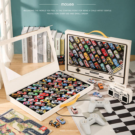 mobee汽车礼盒儿童玩具车跑车男孩金属小汽车模型回力车 商品图2