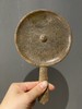 褐灰沁和田玉雕铜镜式摆件，顺丰包邮 商品缩略图1