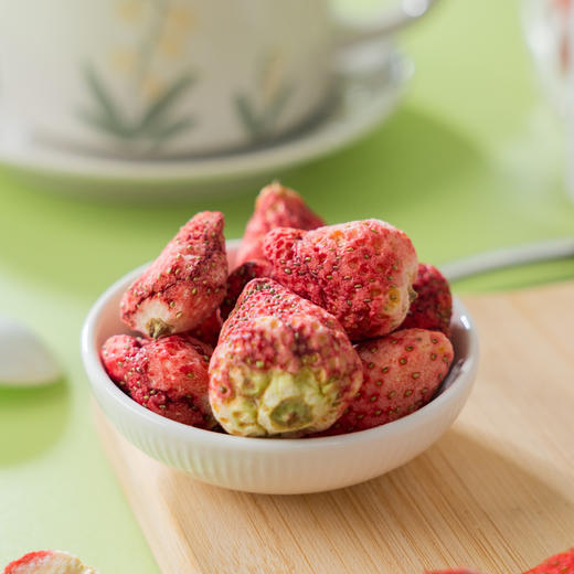 生态冻干草莓  | 只有草莓 整颗草莓 酸甜脆爽 | 合作生产 * Ecological freeze-dried strawberries 商品图2