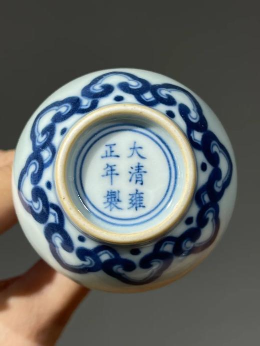 青花如意纹袖珍长颈瓶一对，顺丰包邮 商品图12