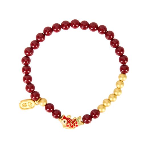 大英博物馆 东瀛系列 锦鲤上岸 金榜题名 朱砂 手链手串 商品图4