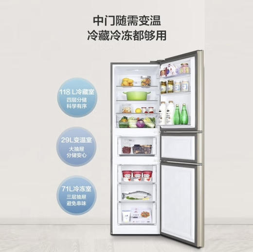 统帅（Leader）冰箱 BCD-218WLDPPU1 海尔出品 商品图12