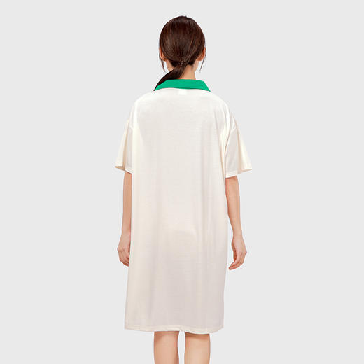 都市丽人舒适外出女士棉质短袖裙睡衣LH46J1 商品图2