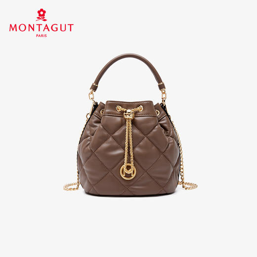 【高级羊皮系列】梦特娇法式优雅百搭水桶包 商品图6