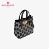 梦特娇女包新款复古老花手提包通勤小托特包高级感单肩斜挎包 商品缩略图2