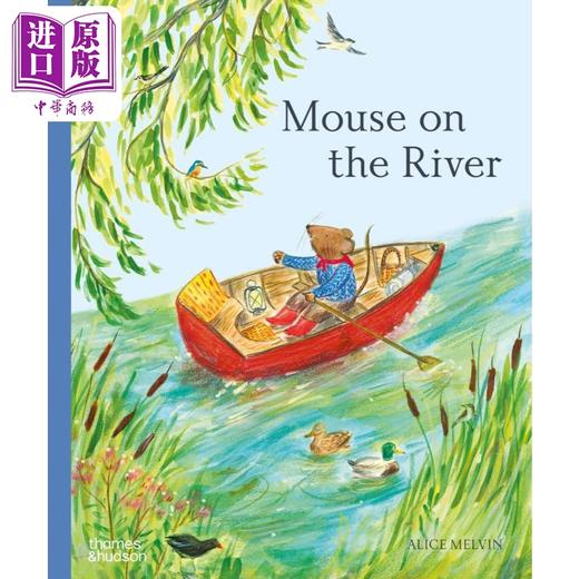 【中商原版】河上的老鼠 Mouse on the River 英文原版 儿童绘本 动物故事 模切图画书 插图精美 精装精品绘本 进口图书4-8岁 商品图0