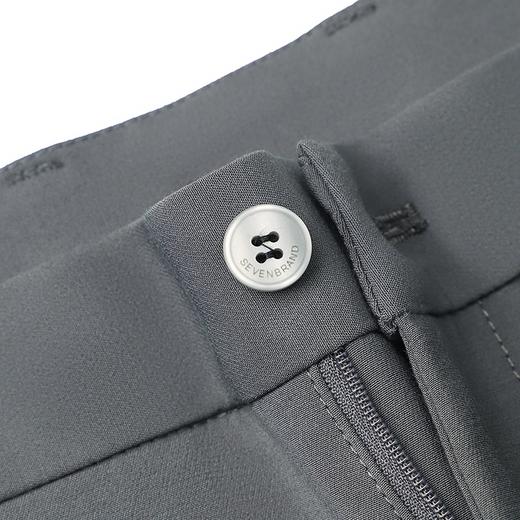 【免烫】柒牌休闲裤男款2024秋季新款商务通勤上班修身直筒长裤子	127H70210 商品图4