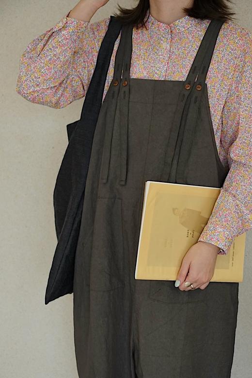 Tumugu2色背带裤 商品图1