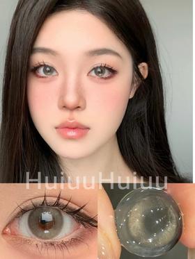 【中直径】PFGIRLCON-玉龙茶-14.2mm【半年抛 0-800度 含有525/575】着色13.1mm