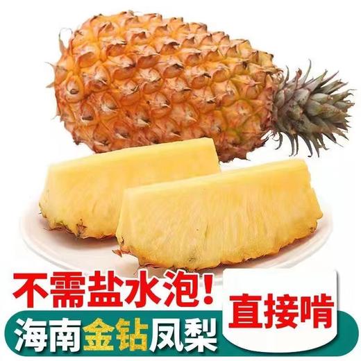 【买2斤送3斤到手5斤】海南金钻凤梨 香水凤梨 口口爆香！凤梨界的LV！新鲜水果10斤菠萝风梨当季香水菠萝整箱包邮大果-LC24GG3 商品图1