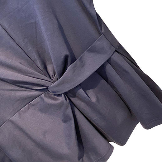 VIVIAN LIU薇薇安刘R2427303春女装新款V领腰部搭袢长袖针织衫 商品图3