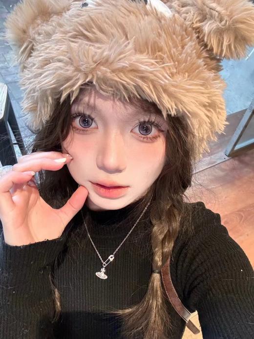 【大直径】Ealla girl- 猫眼圈圈紫-14.5mm【年抛 度数0-800度 无525/575】 商品图3