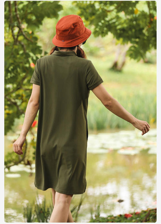 Fjallraven/北极狐 女士户外短袖夏季新款POLO衬衫裙 05241258 商品图2