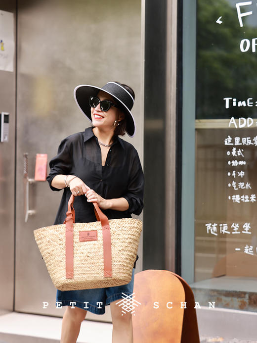 PETIT SCHAN小闪 CLO#503 Sea breeze Elves 海风中的精灵 莱赛尔天丝通透感薄款度假防晒衬衫/吊带 商品图12