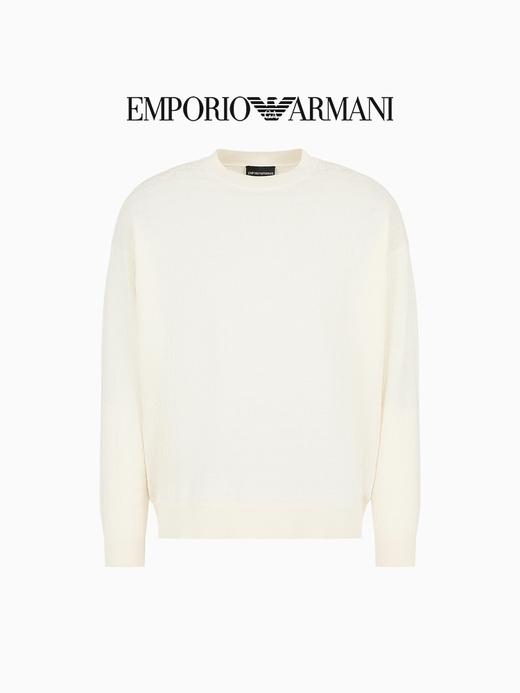 E ARMANI 针织衫男  3D1MXX1MQGZ-0128 奶白色. 商品图0