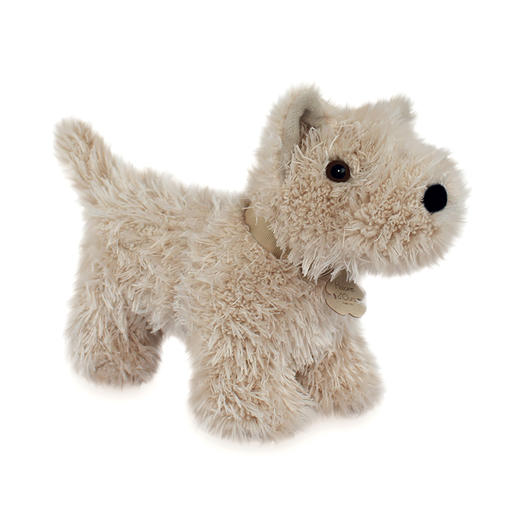 DOUDOU 棕色狐狸犬-象牙色狐狸犬25cm玩偶 商品图4